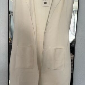 Sioni Cream Textured Vest